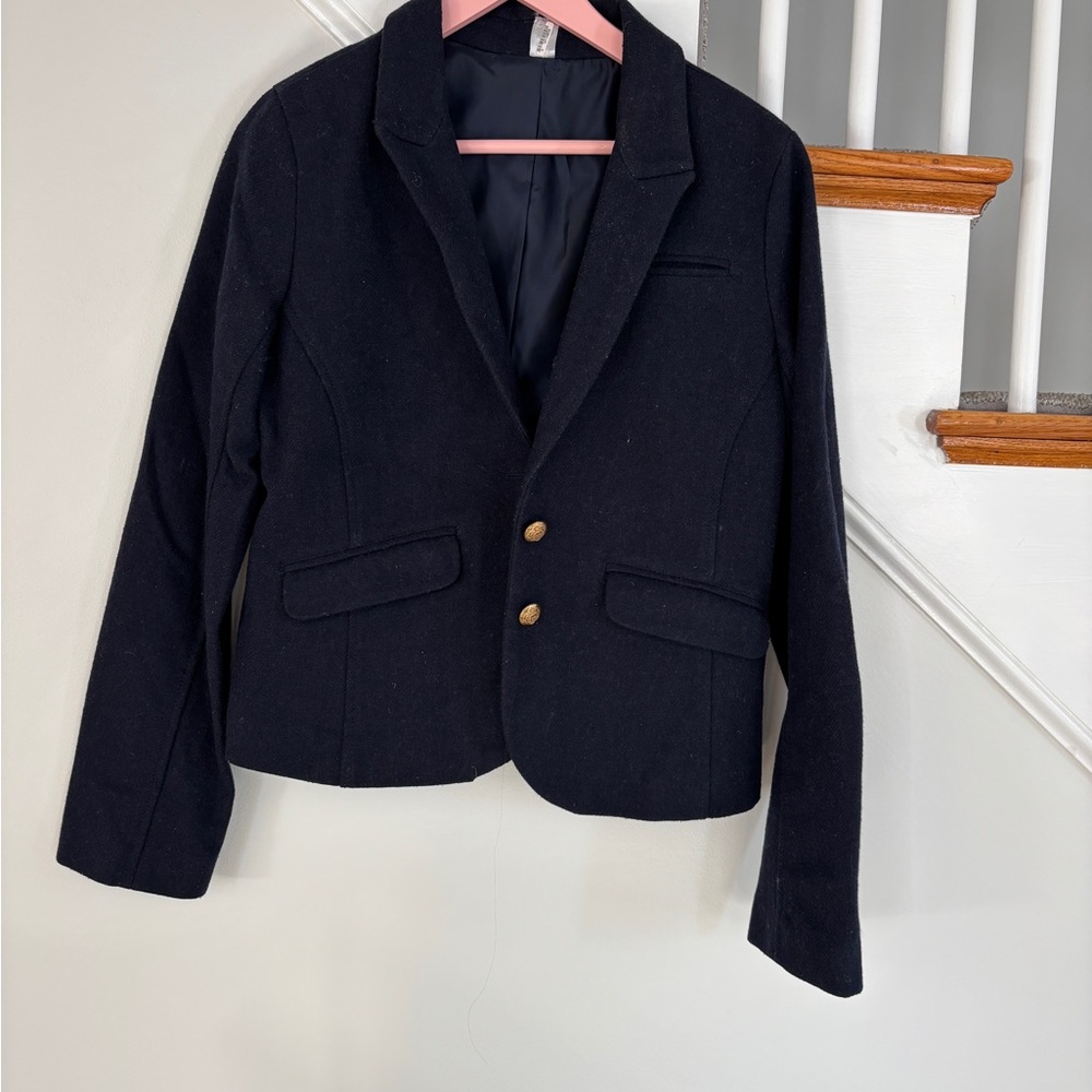 BP Black Women's Blazer with Gold Buttons